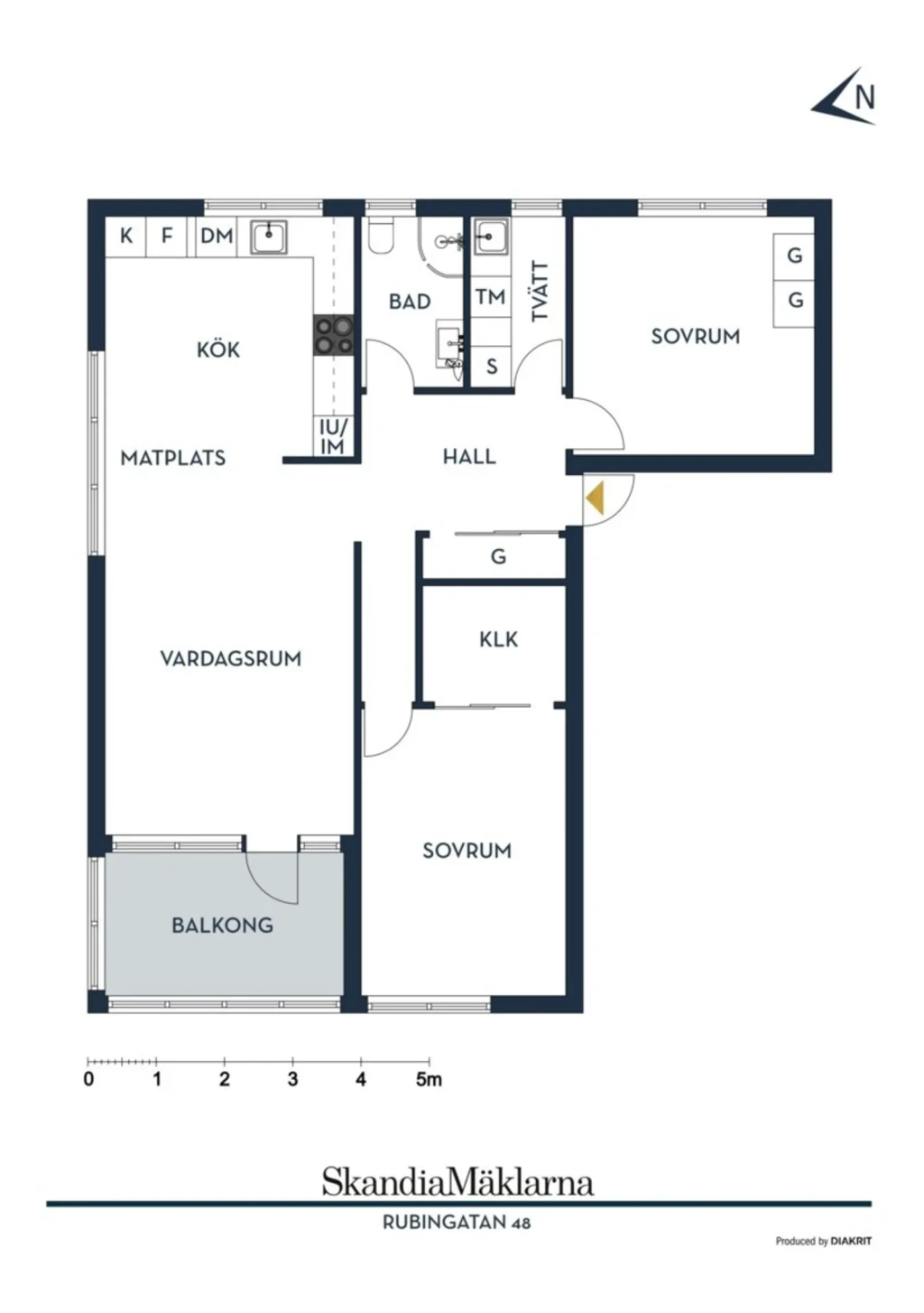 Planritning, Rubingatan 48