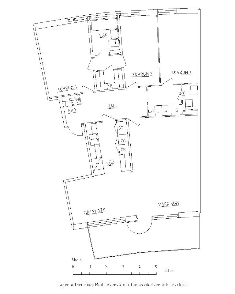 Planritning, Kungsmarksvägen 11A