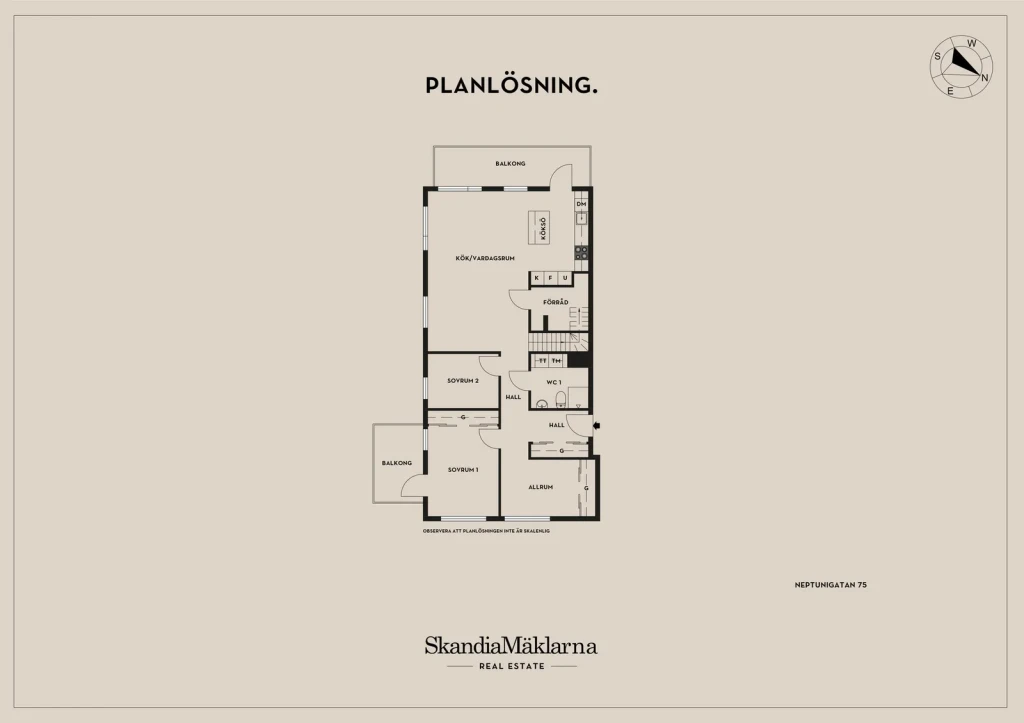 Planritning, Neptunigatan 75