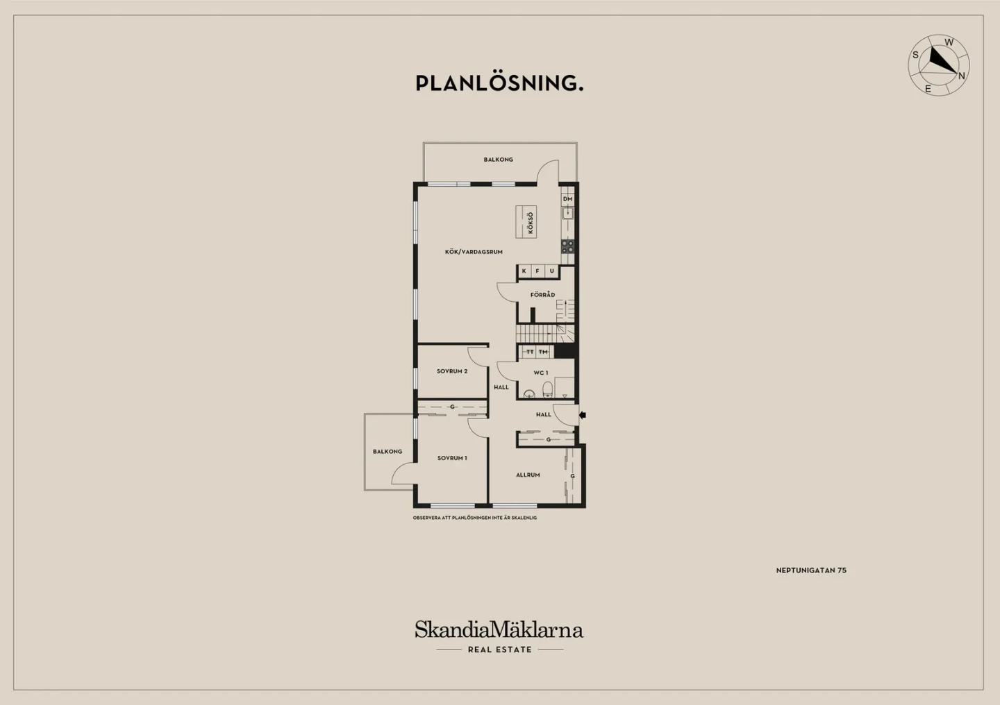 Planritning, Neptunigatan 75