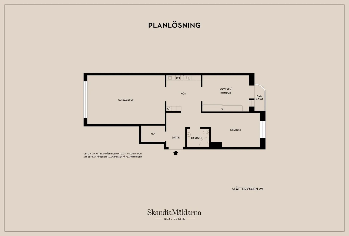 Planritning, Östervärnsgatan 10A