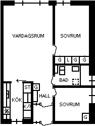 Planritning, Fysikgränd 39