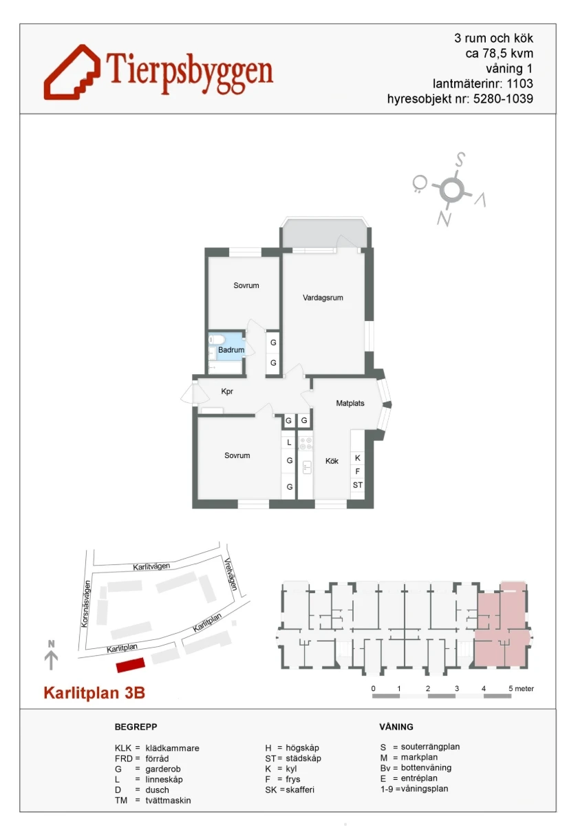 Planritning, Karlitplan 3B