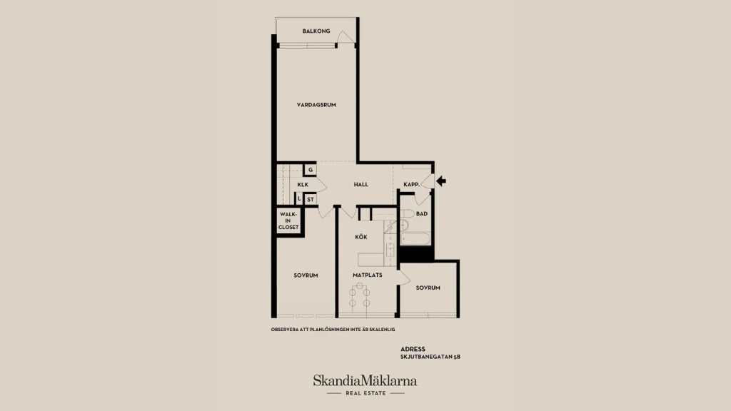 Planritning, Skjutbanegatan 5B