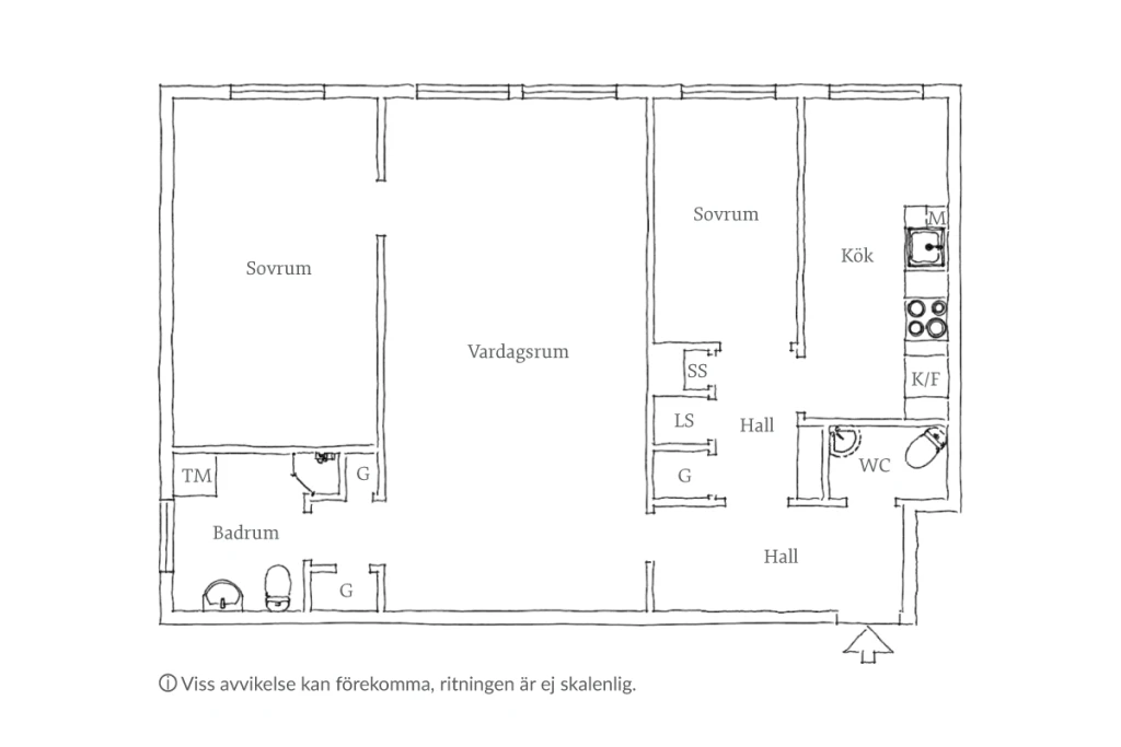 Planritning, Eklandagatan 33
