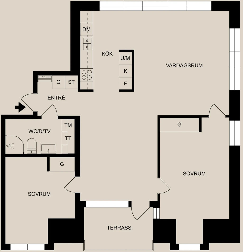 Planritning, Sveagatan 3