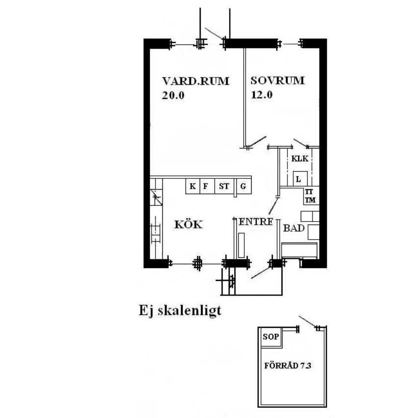 Planritning, Mellanvägen 31