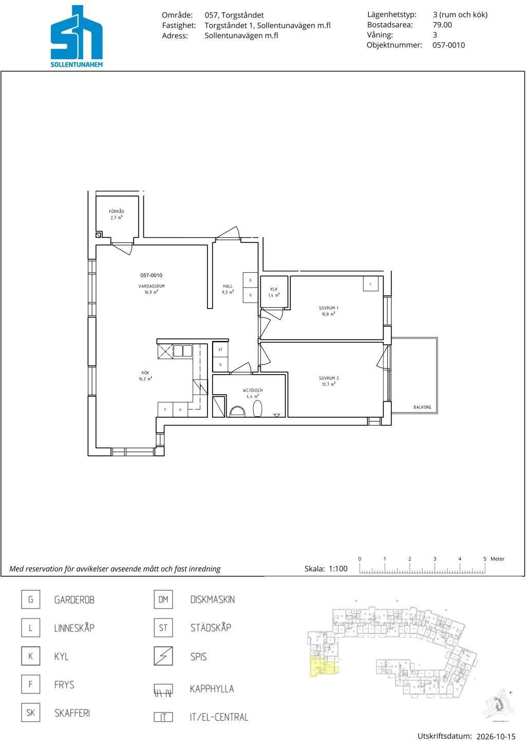 Planritning, Aniaravägen 1