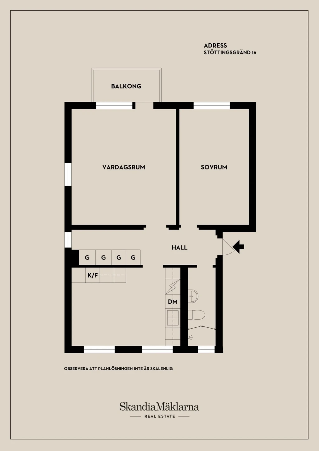 Planritning, Stöttingsgränd 16