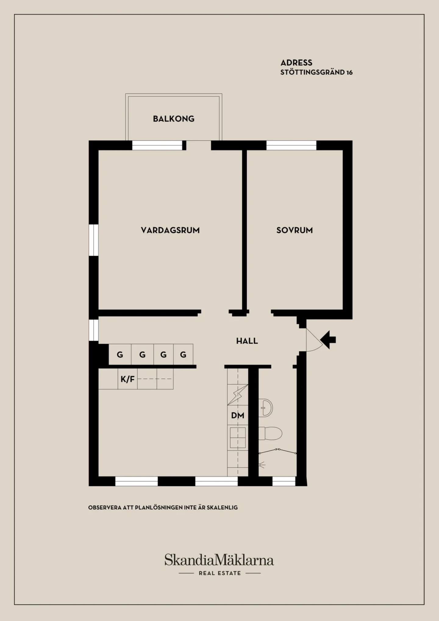 Planritning, Stöttingsgränd 16