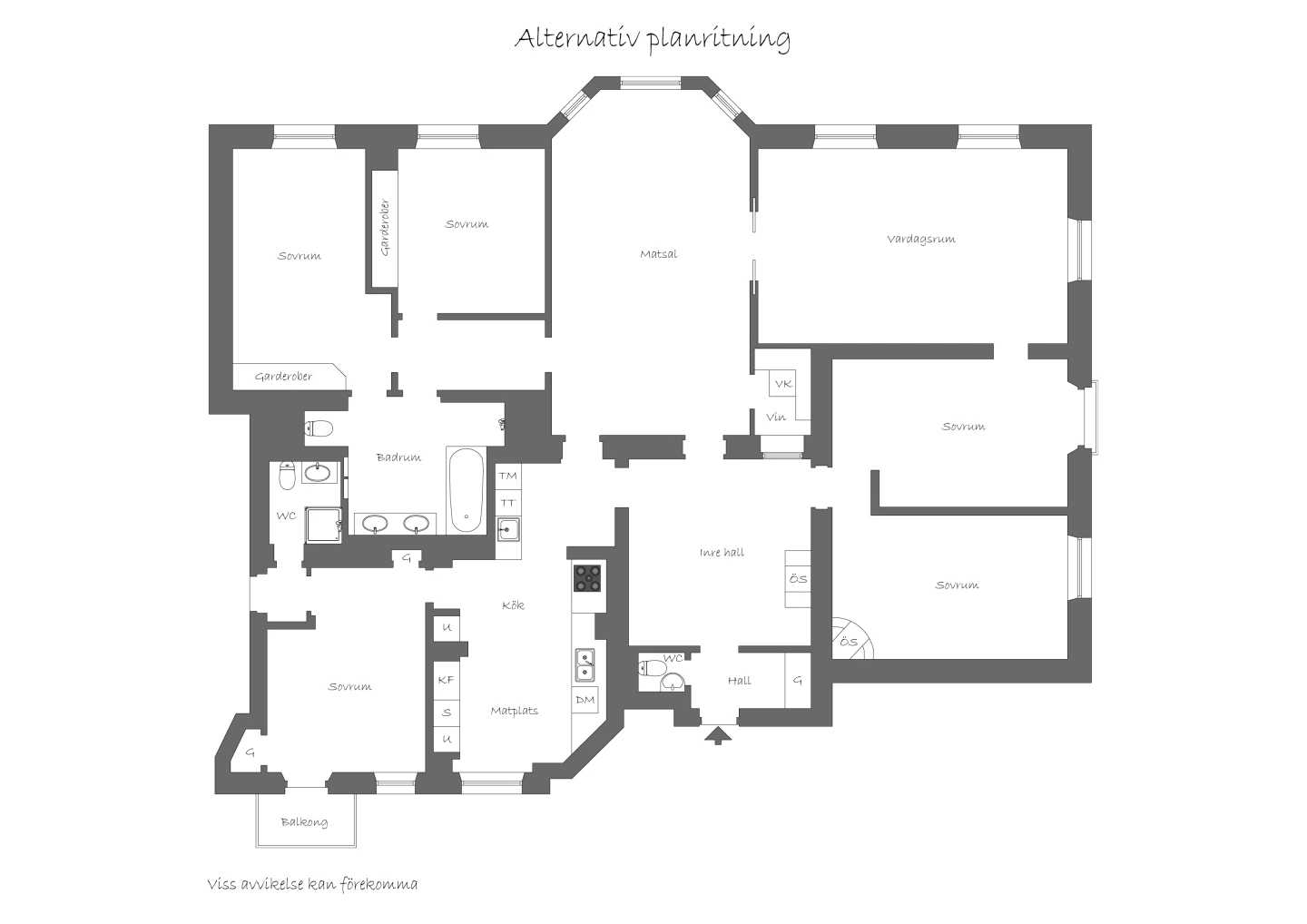 Planritning, Strandvägen 67