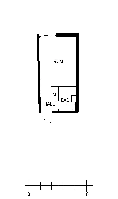 Planritning, Kjellmansgatan 13 Rum 320