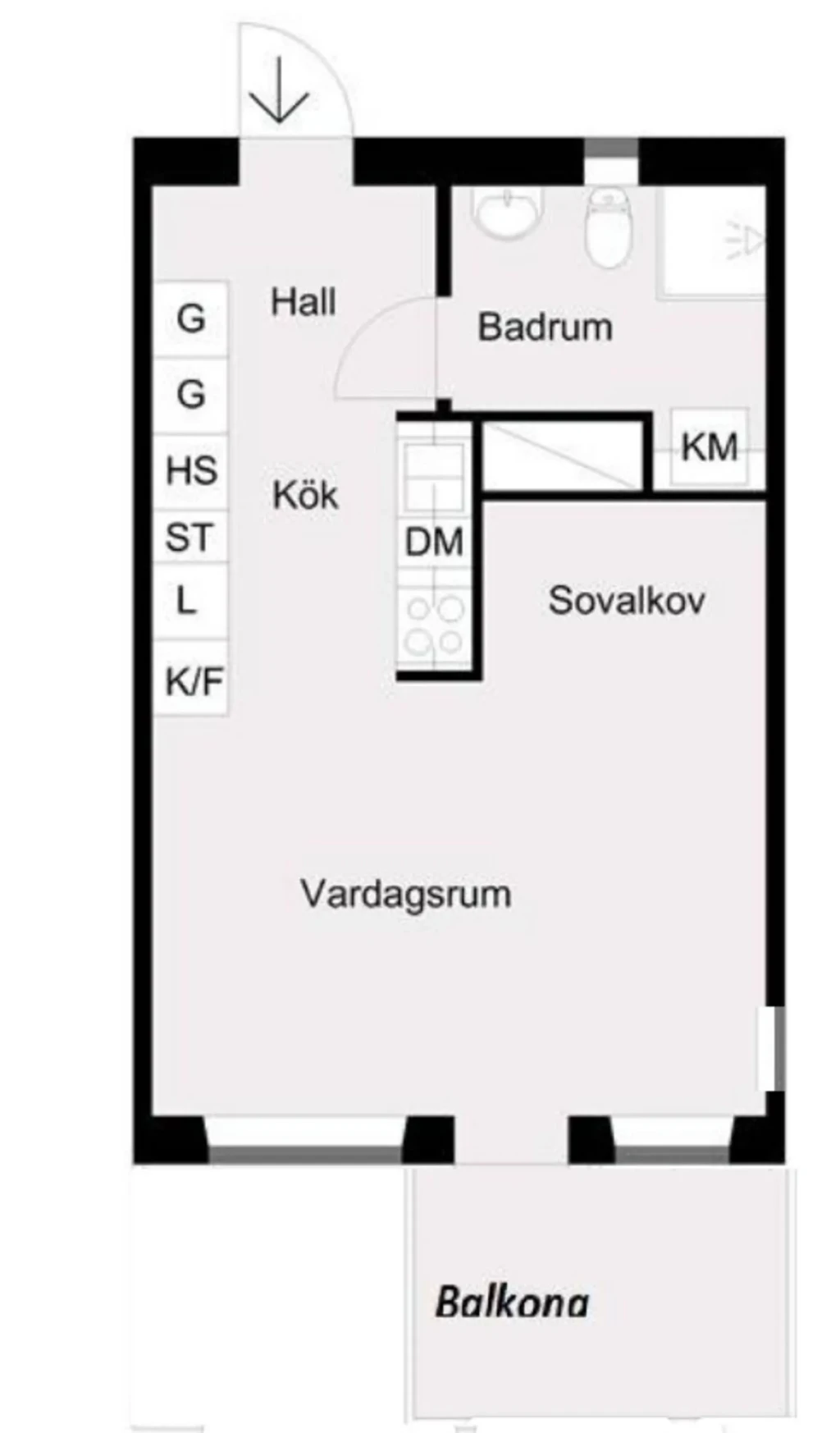 Planritning, Engelbrektsvägen 41B