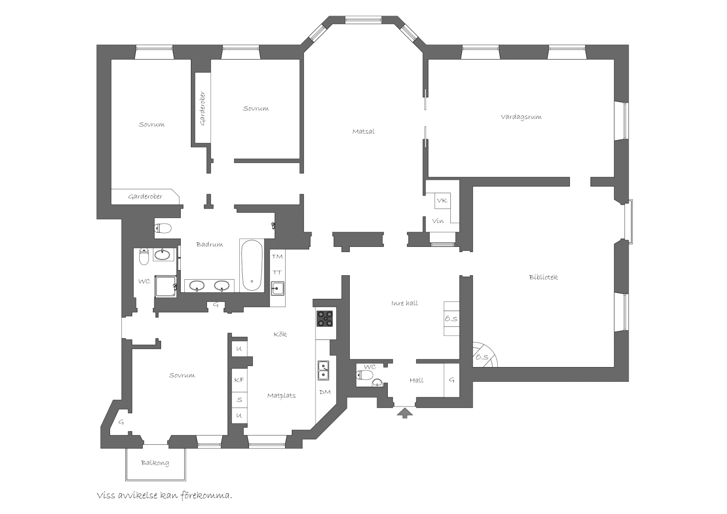 Planritning, Strandvägen 67