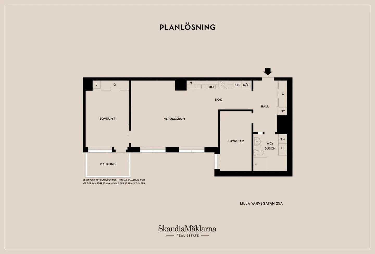 Planritning, Lilla Varvsgatan 25A