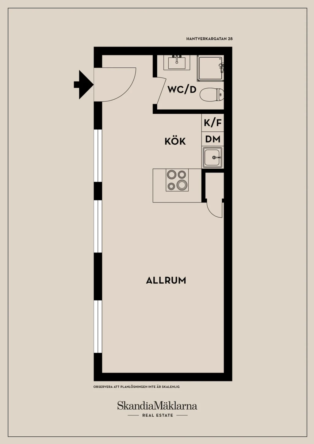 Planritning, Hantverkargatan 28A