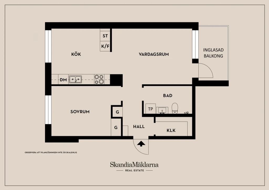 Planritning, Gripengatan 24