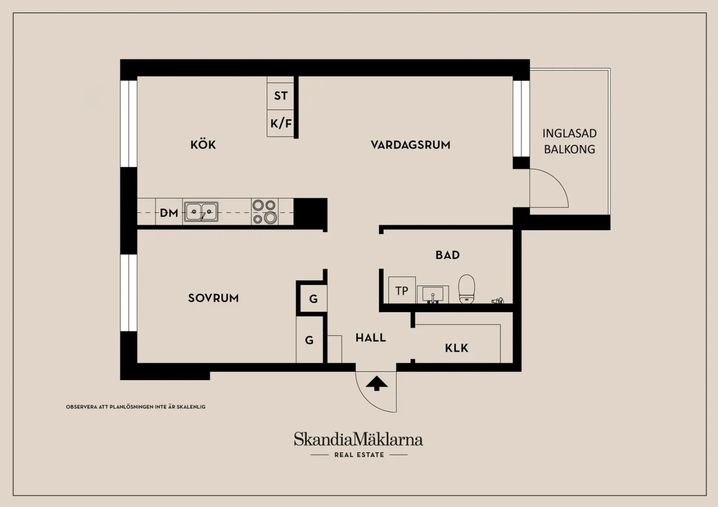 Planritning, Gripengatan 24
