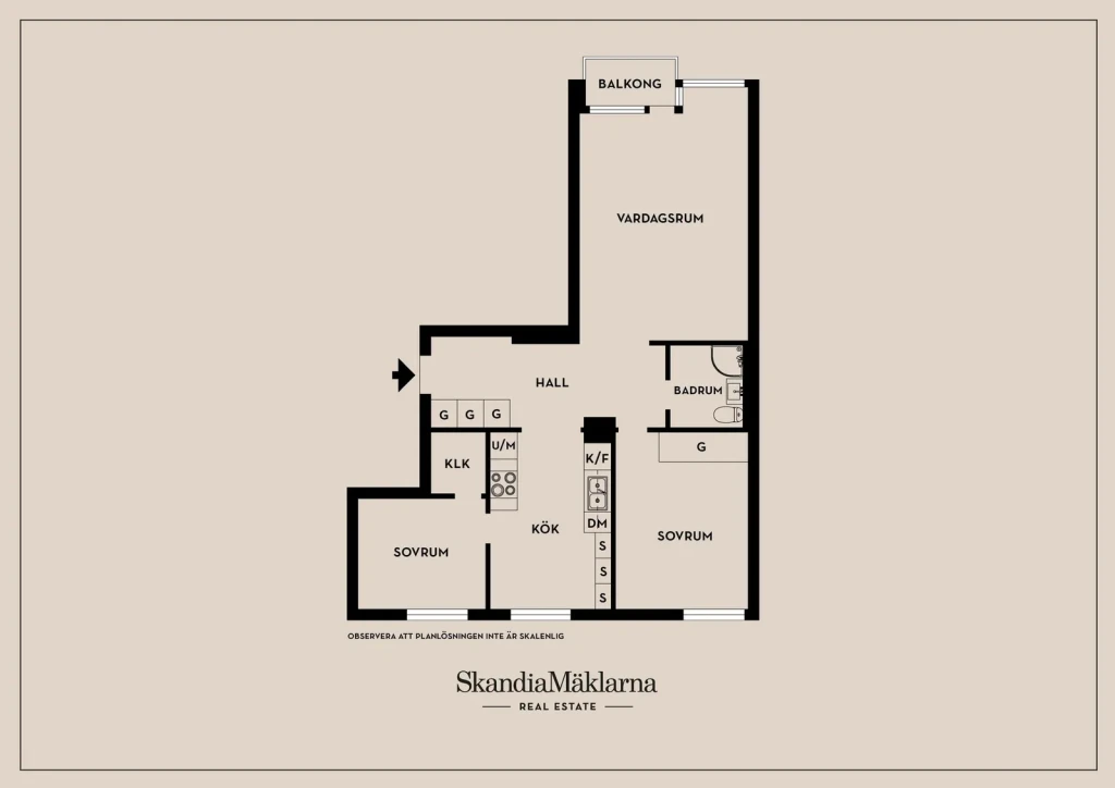 Planritning, Skogshyddegatan 58