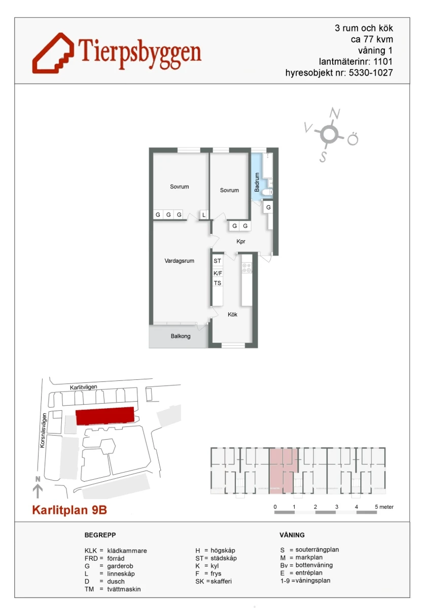 Planritning, Karlitplan 9B