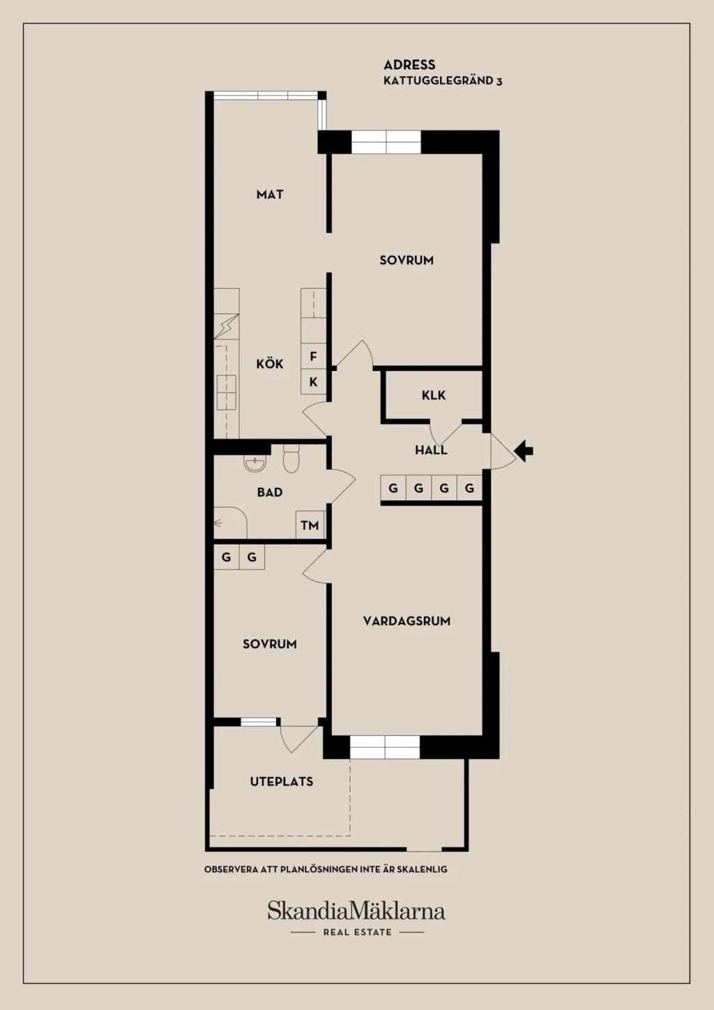Planritning, Kattugglegränd 3