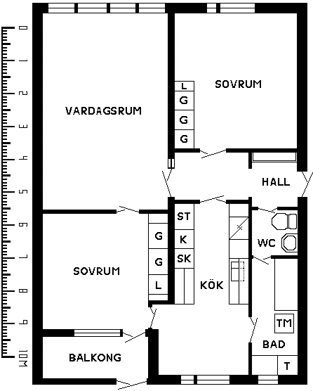 Planritning, Kvillgränd 6