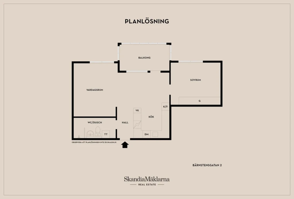 Planritning, Bärnstensgatan 2