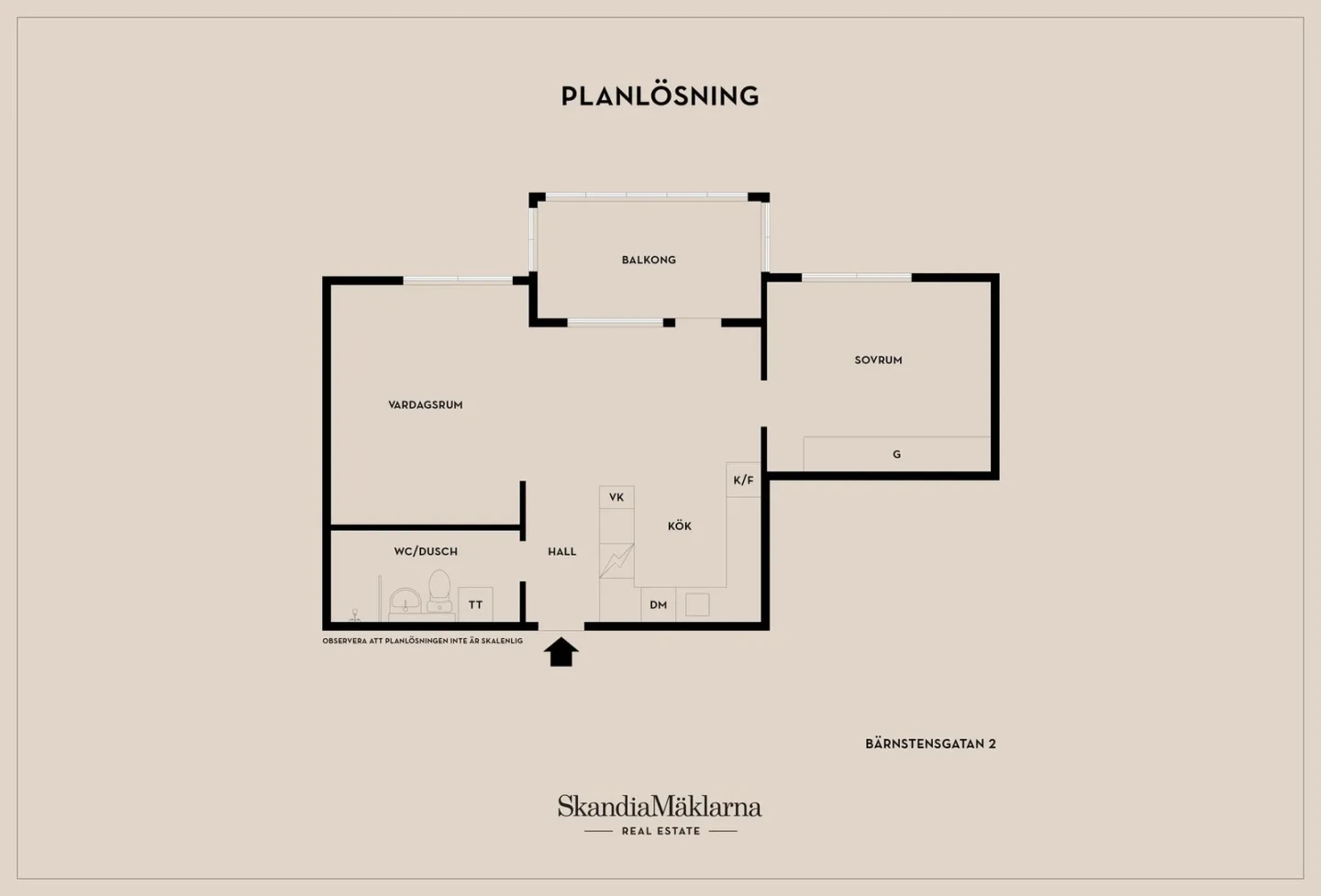 Planritning, Bärnstensgatan 2