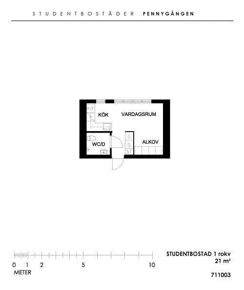 Planritning, Pennygången 8