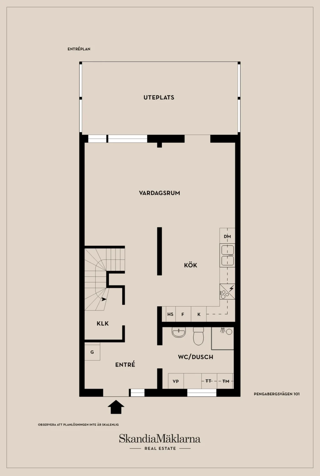 Planritning, Pengabergsvägen 101