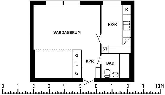 Planritning, Centrumgatan 4