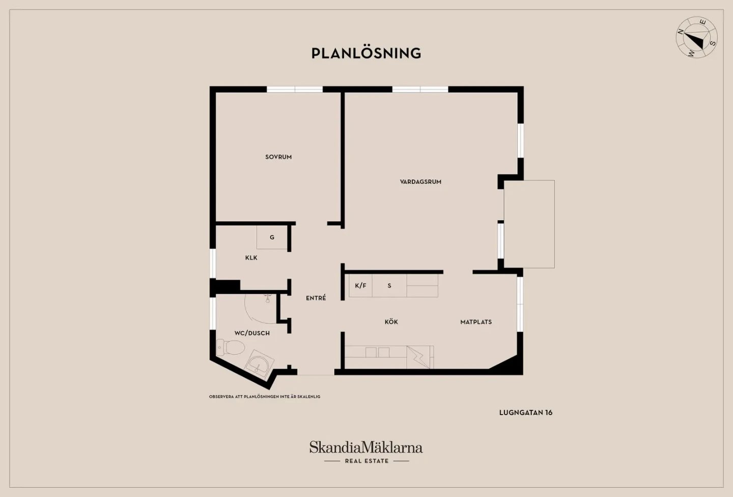 Planritning, Lugngatan 16
