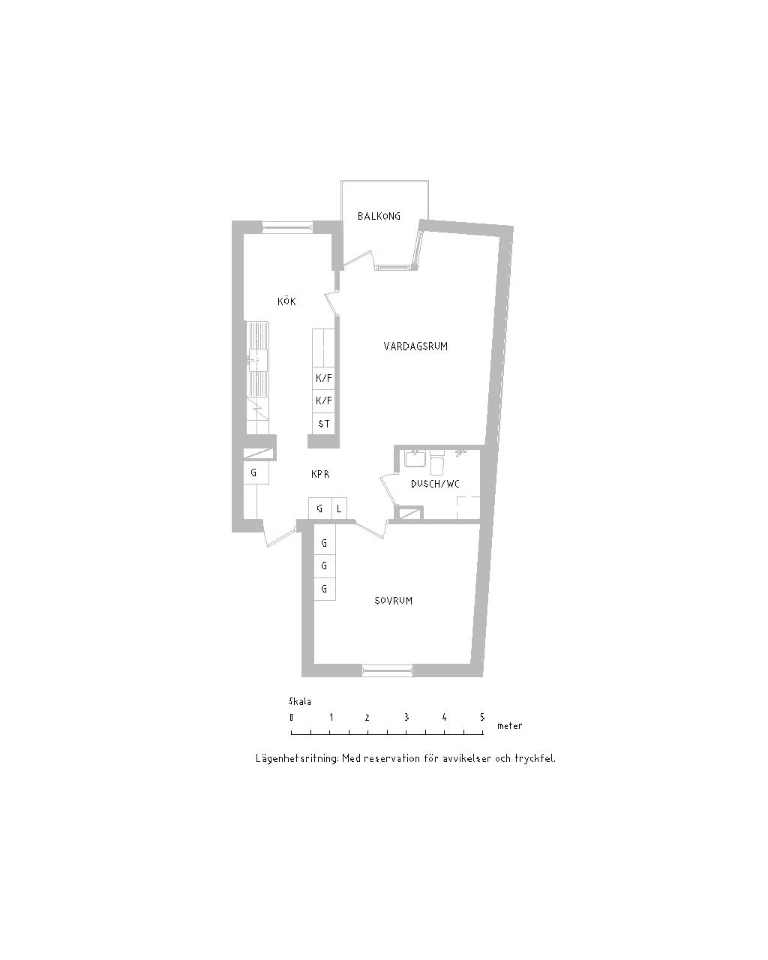 Planritning, Mariebergsvägen 15