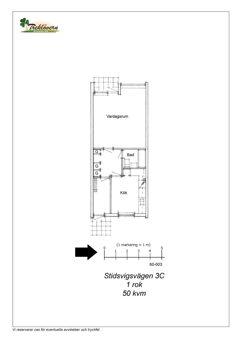Planritning, Stidsvigsvägen 3C
