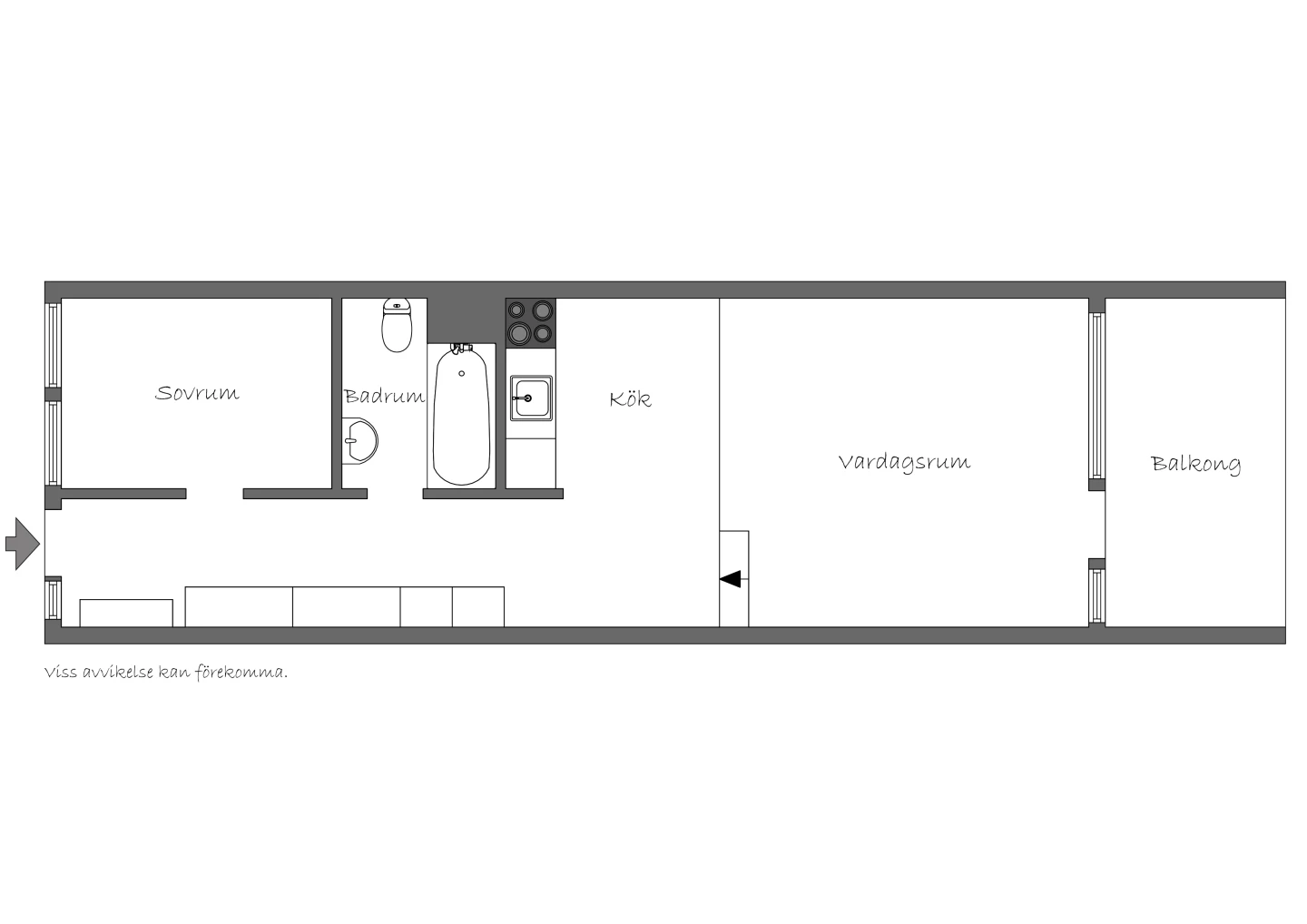 Planritning, Kastanjeallén 4B