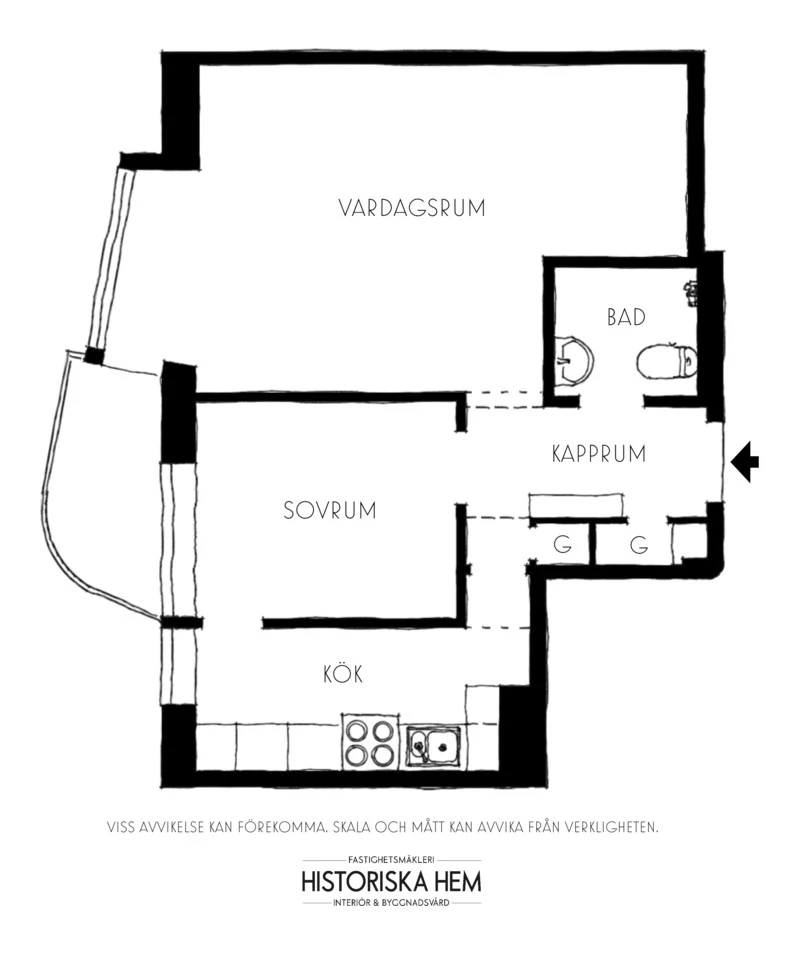 Planritning, Essinge Brogata 3