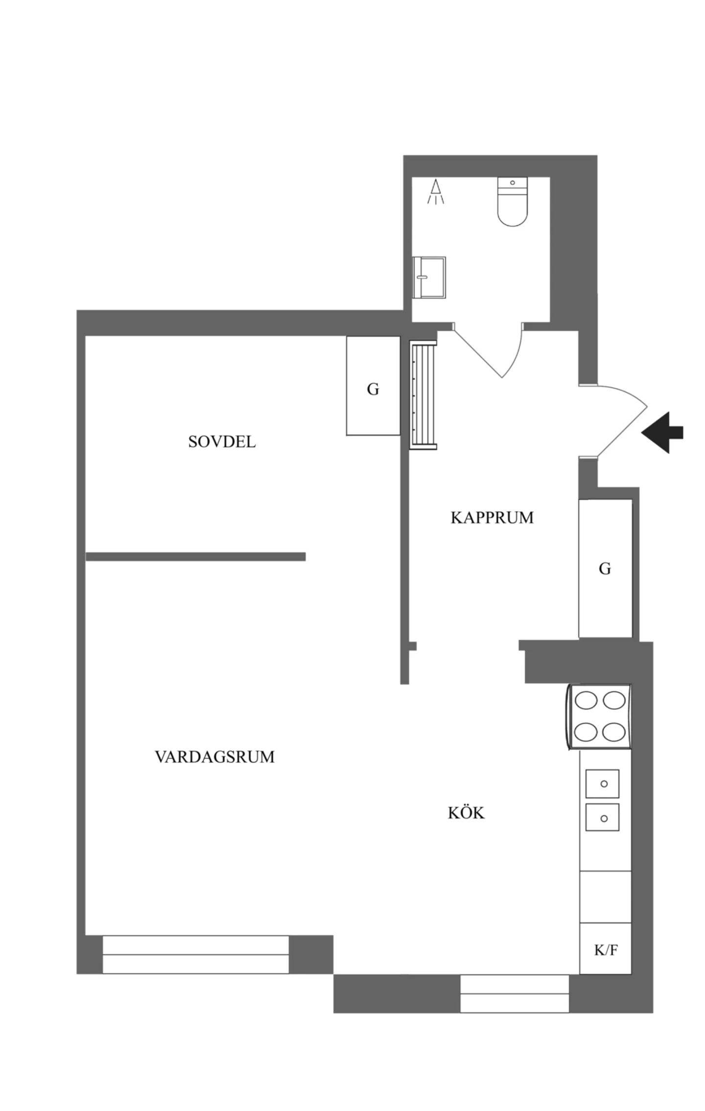 Planritning, S:t Olofsgatan 38