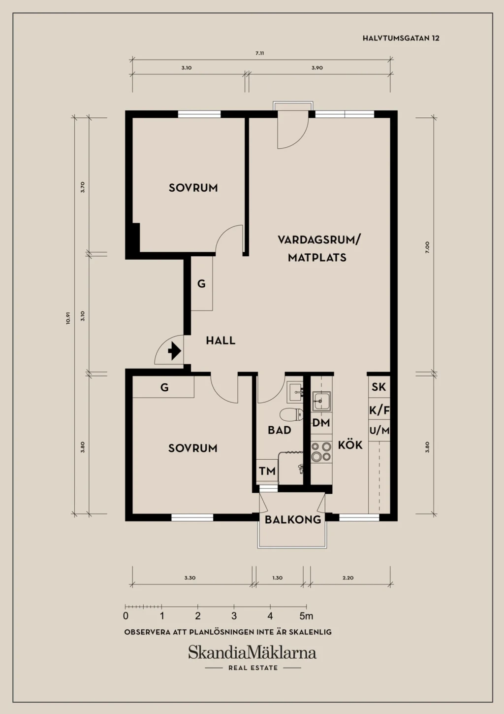 Planritning, Halvtumsgatan 12