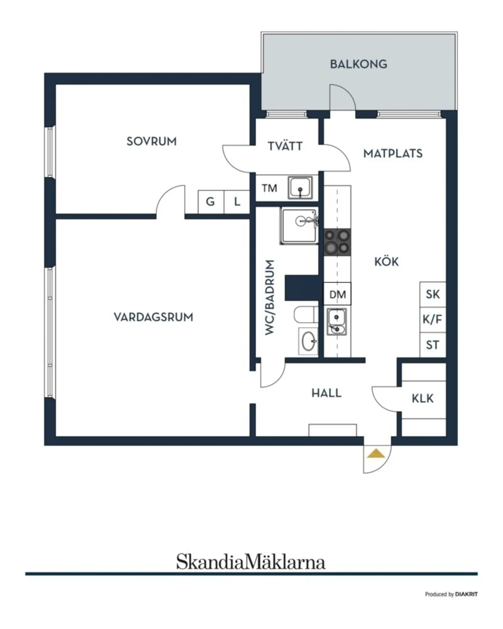 Planritning, Stråvägen 3