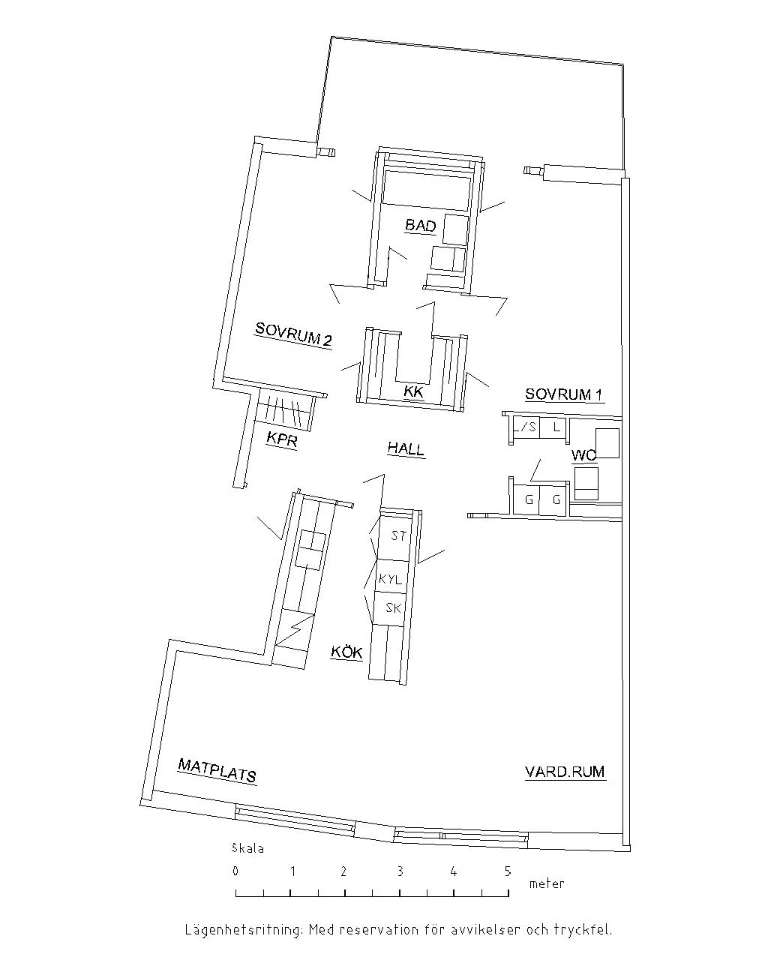 Planritning, Kungsmarksvägen 23B
