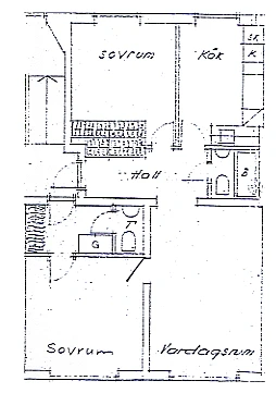 Planritning, Villagatan 10 A