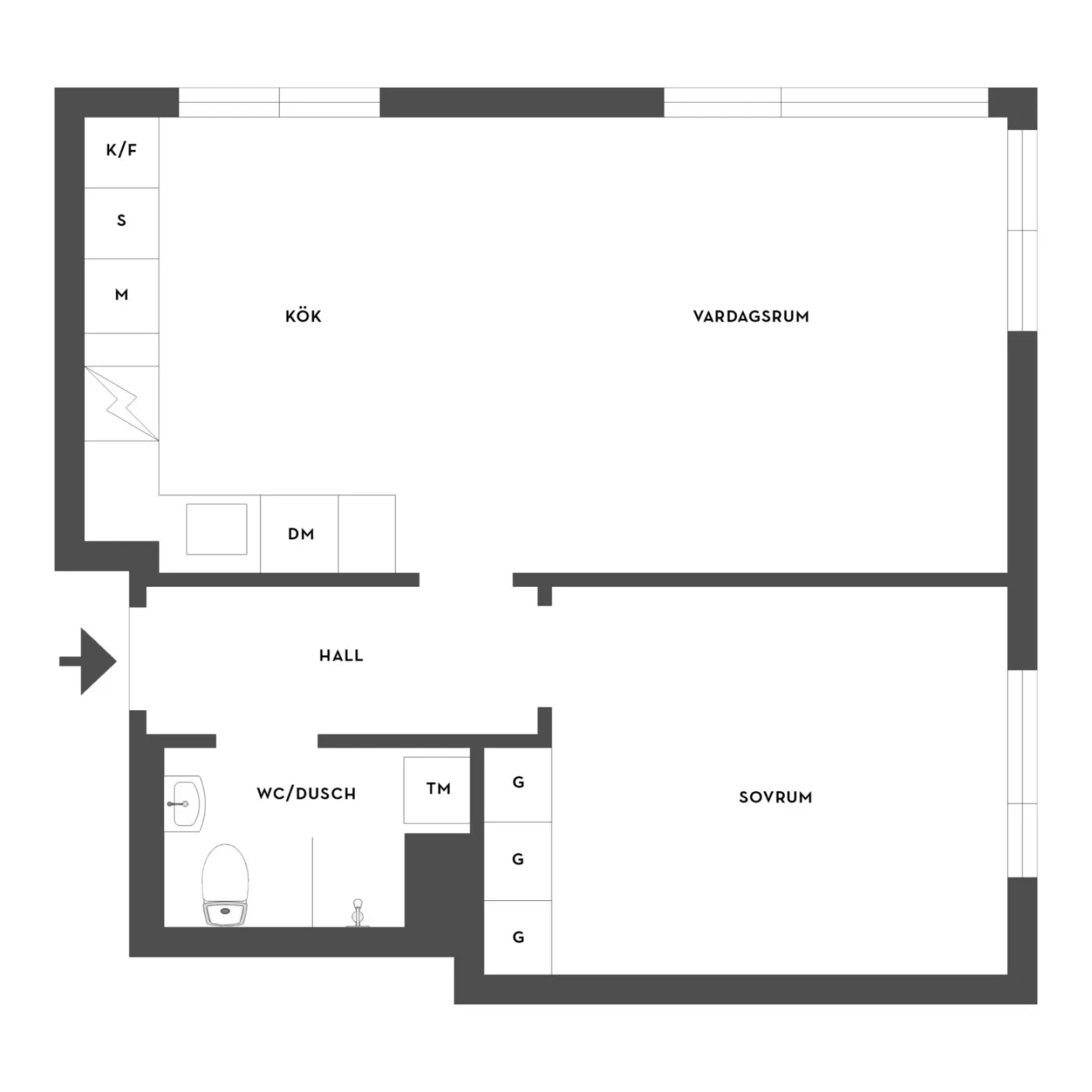 Planritning, Trozelligatan 32