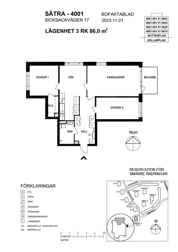 Planritning, Sicksackvägen 17