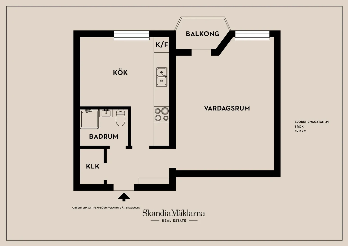 Planritning, Björkhemsgatan 49