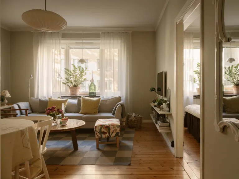 Bostadsrätt med 2 rum på Lundagatan 42B i Stockholm