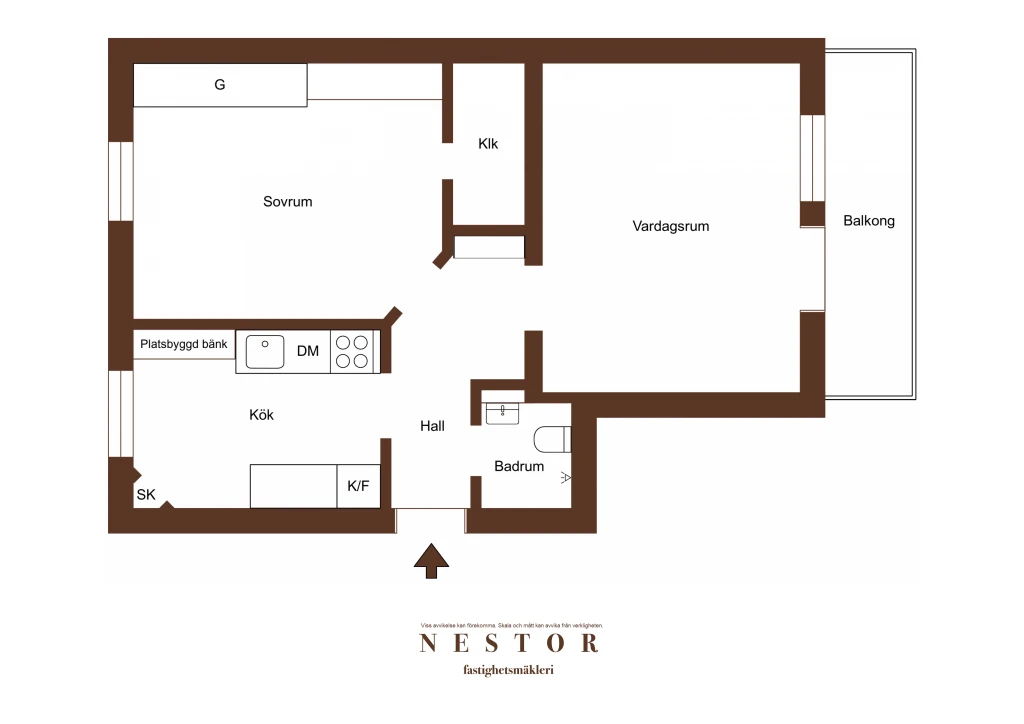Planritning, Hagagatan 16A