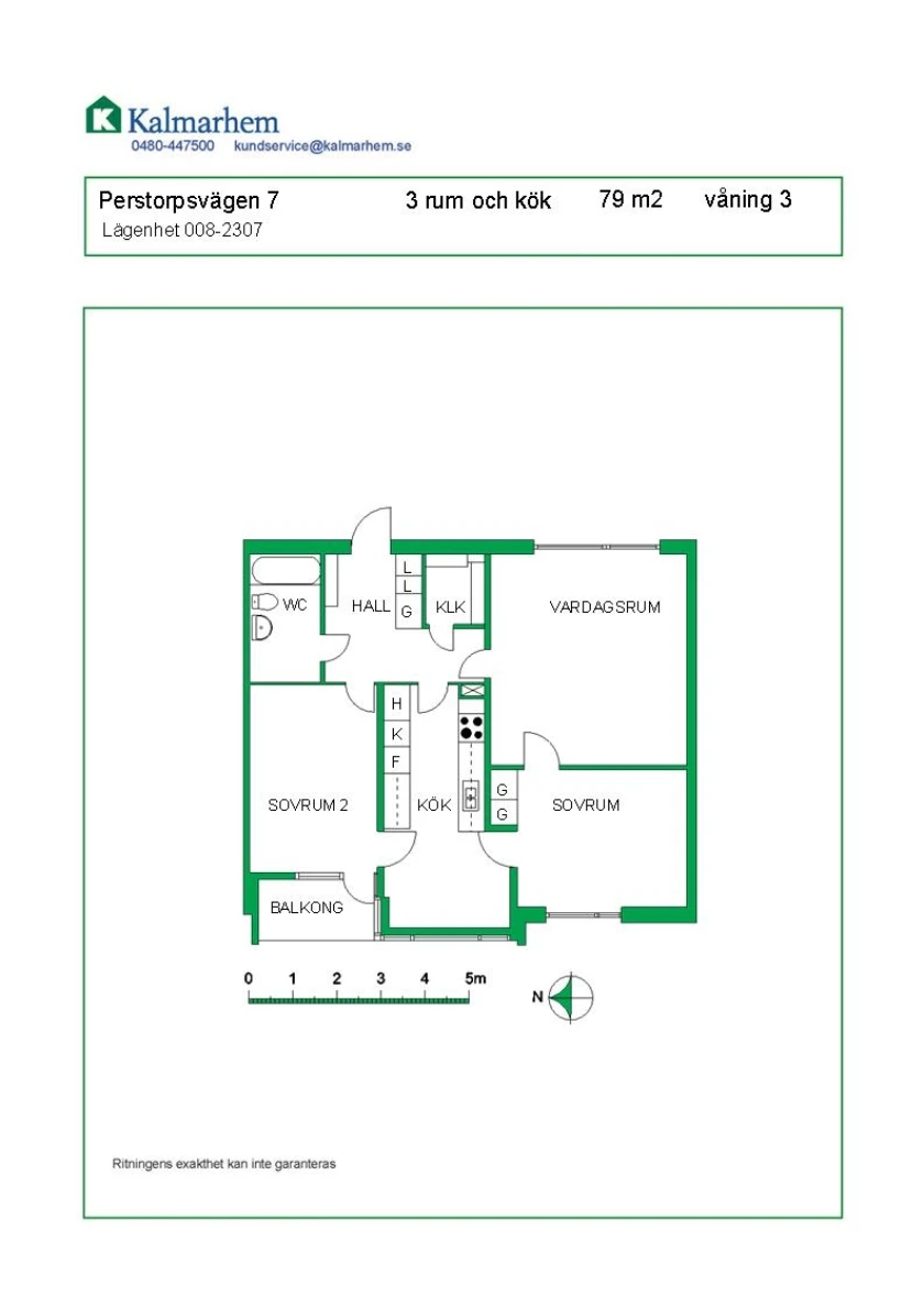 Planritning, Perstorpsvägen 7