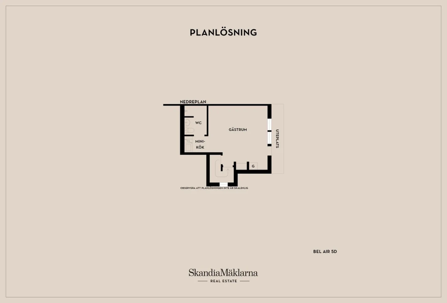 Planritning, Björnen Bel Air 5D
