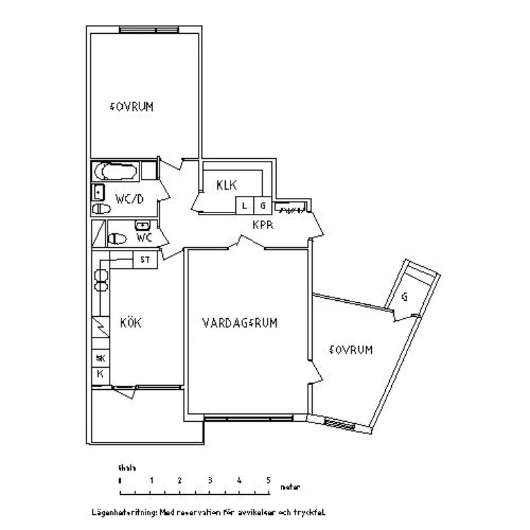 Planritning, Kungsmarksvägen 63