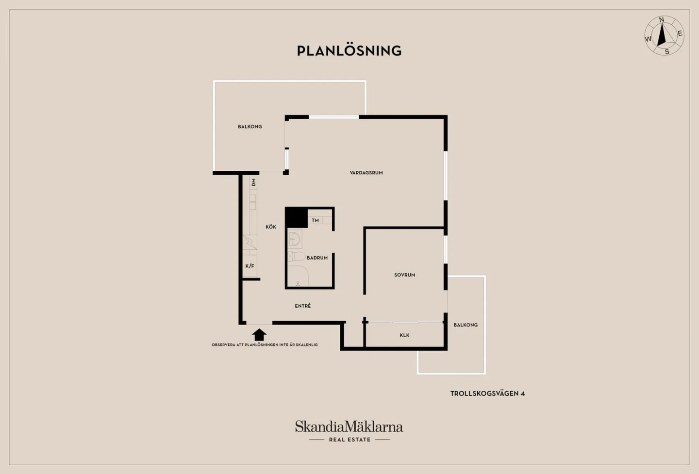 Planritning, Trollskogsvägen 4